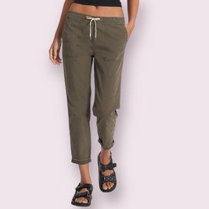 Vuori Womens Organic Cotton Vintage Ripstop Mid Rise Relaxed Fit Pant Size M